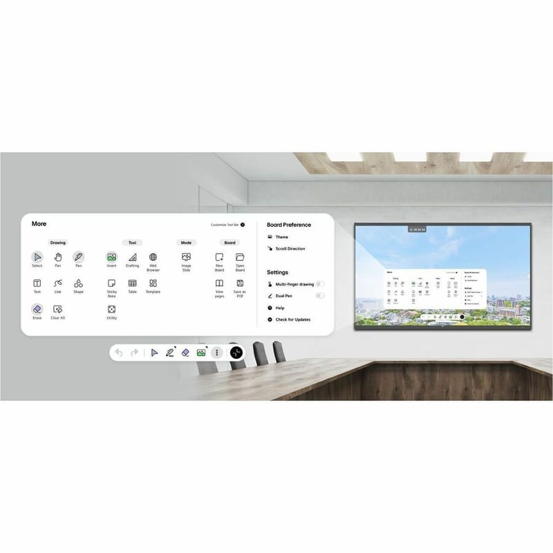LG 65'' CreateBoard Pro Smart Board with Google Mobile Services and Built-in AI - Thumbnail 5