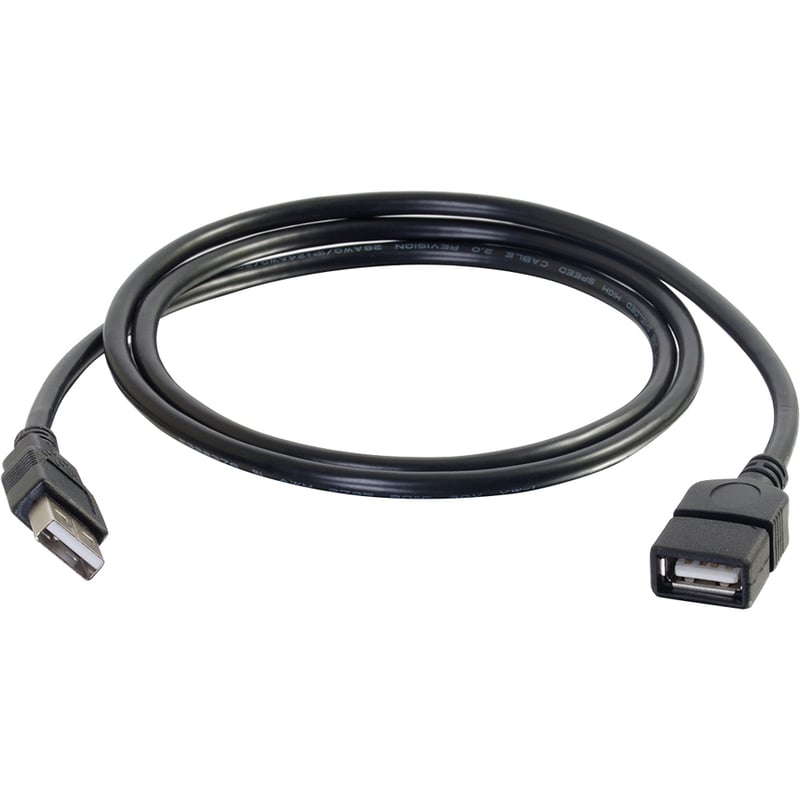 C2G 3.3ft USB Extension Cable - USB A to USB A Extension Cable - USB 2.0 - M/F - Thumbnail 3