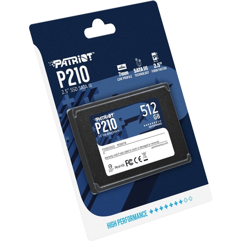 PATRIOT P210 512GB SATA3 2.5 SSD - Thumbnail 5