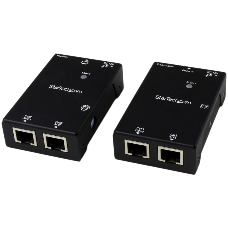 StarTech.com HDMI Over CAT5e/CAT6 Extender with Power Over Cable - 165 ft (50m) - Thumbnail 1
