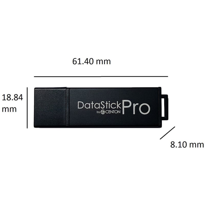 Centon MP ValuePack USB 3.0 Pro (Black) , 64GB x 10 - Thumbnail 2