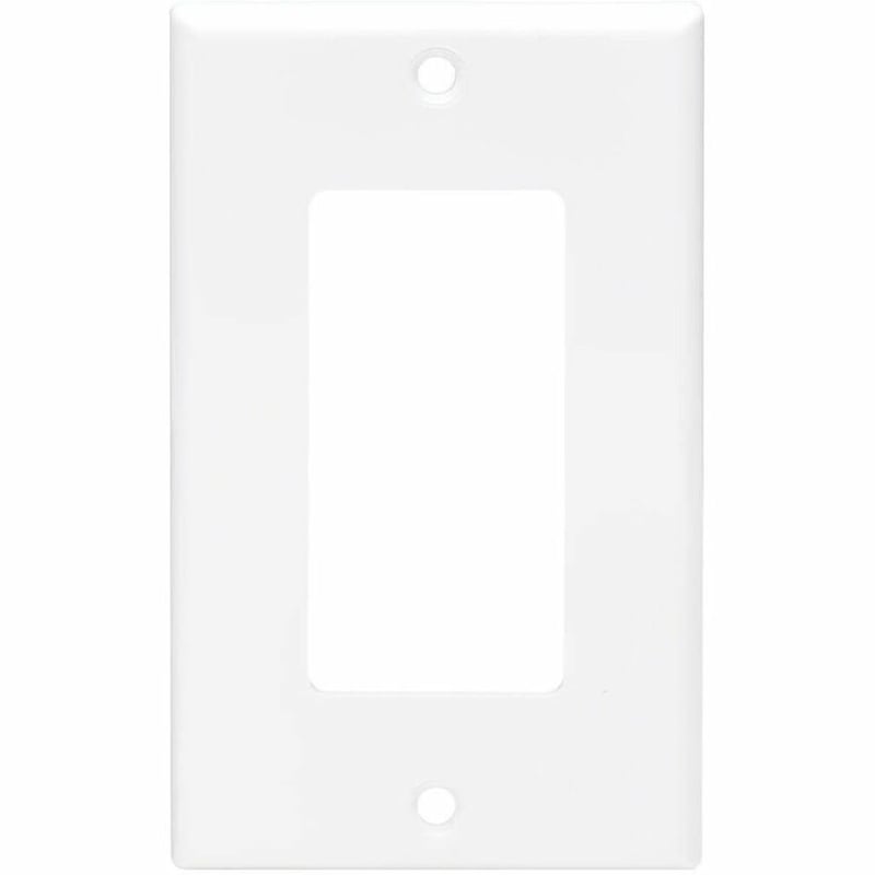 Tripp Lite by Eaton Single-Gang Faceplate, Decora Style - Vertical, White - Thumbnail 4