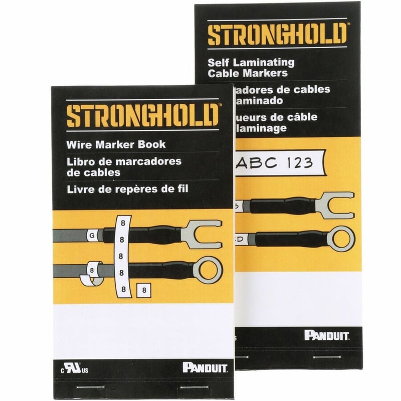 StrongHold Pre-Printed Wire Marker Book - Thumbnail 3