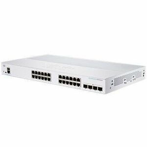 CBS350 MANAGED 24-PORT GE, FULL POE, 4X1G SFP REMANUFACTURED - Thumbnail 1