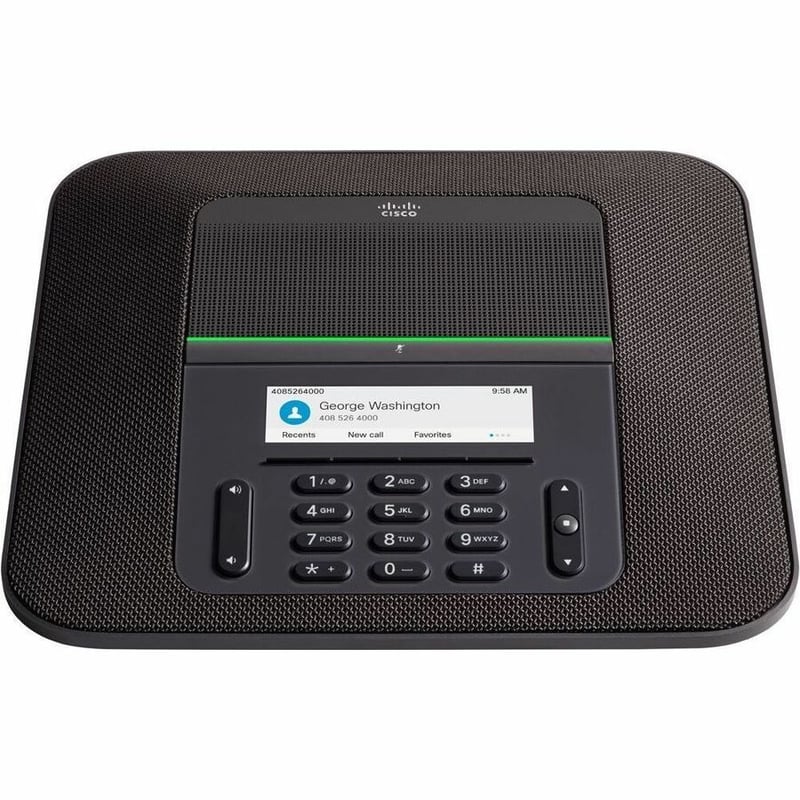 Cisco 8832 IP Conference Station - Refurbished - Corded - Charcoal Black, Charcoal Gray - Thumbnail 2
