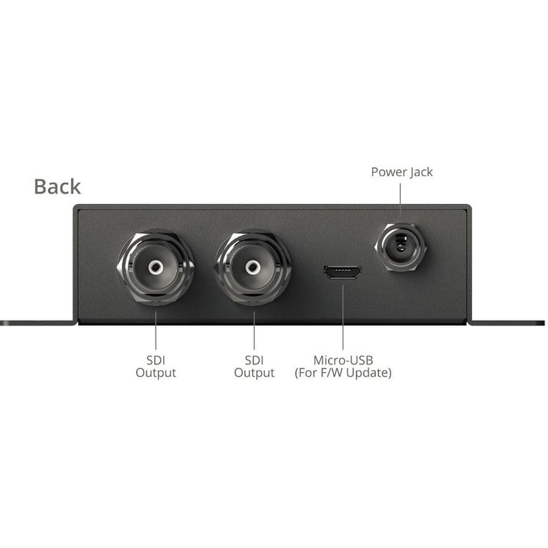 SIIG 1x4 12G SDI Distribution Amplifier - 70M - Thumbnail 4