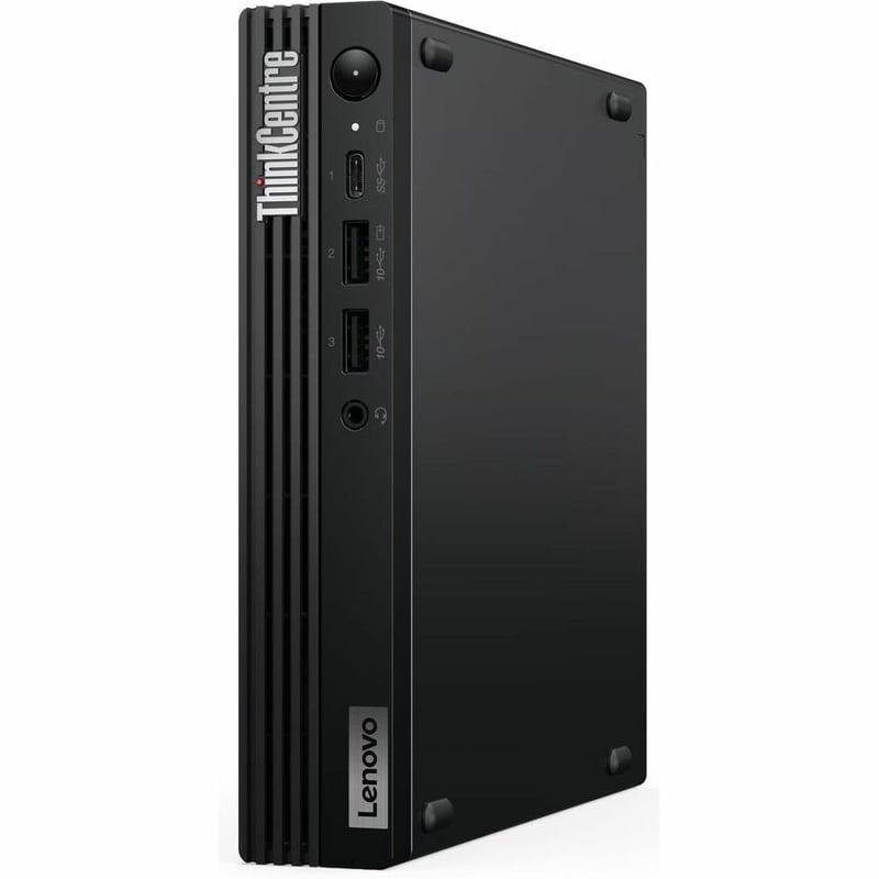 Lenovo ThinkCentre M70q Gen 5 12TD006BUX Desktop Computer - Intel Core i5 14th Gen i5-14500T - vPro Technology - 16 GB - 512 GB SSD - Tiny - Raven Black - Thumbnail 2