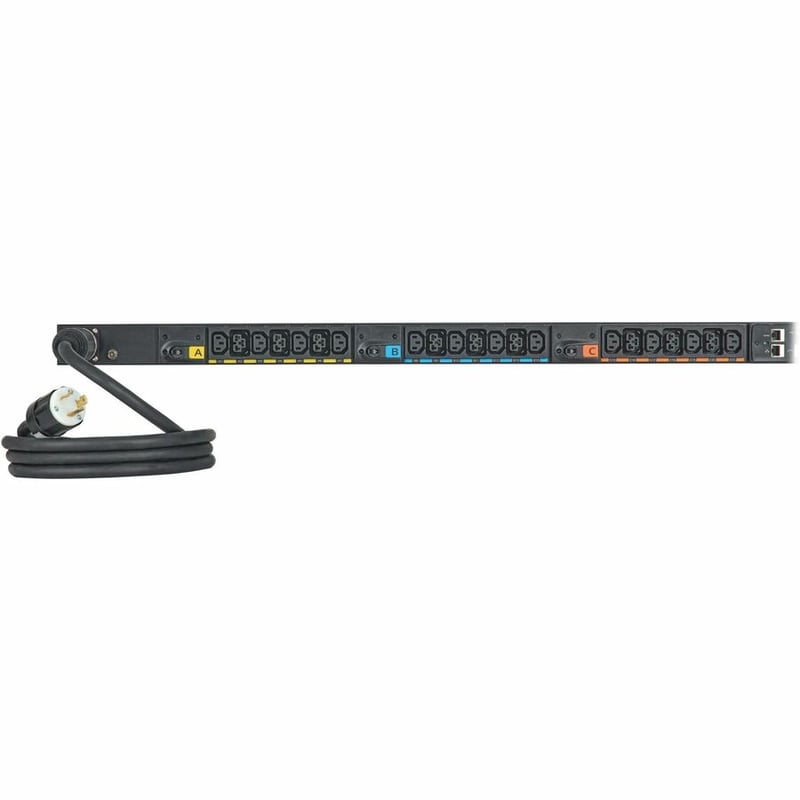 Eaton G3 Universal-Input Managed PDU, 208V and 415/240V, 42 Outlets, Input Cord Sold Separately, 0U Vertical - Thumbnail 2