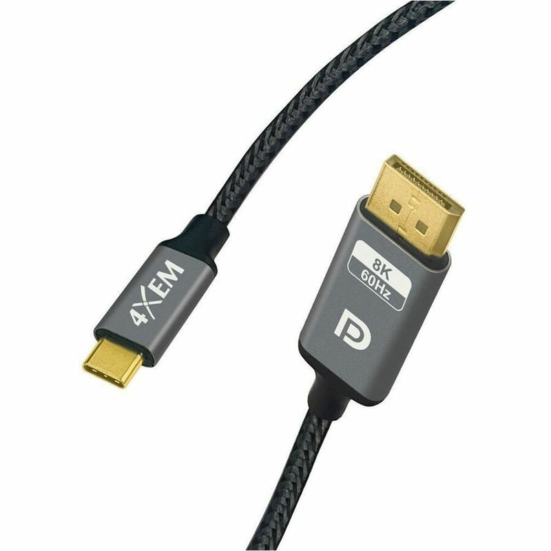 4XEM 8K/4K 1M USB-C to DisplayPort 1.4a Cable - High-Speed Video Adapter - Thumbnail 2