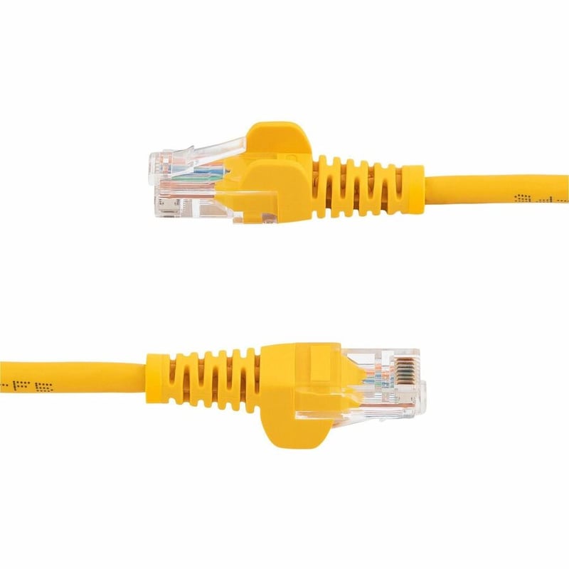 StarTech.com 15 ft Yellow Snagless Cat5e UTP Patch Cable - Thumbnail 3