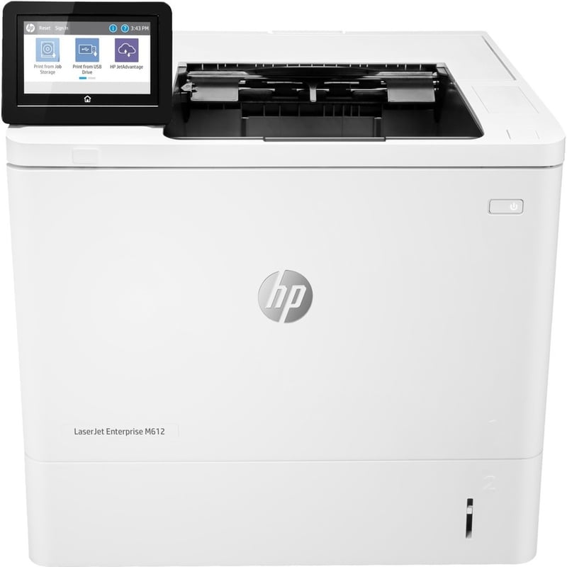 HP LaserJet Enterprise M612dn Desktop Laser Printer - Monochrome - Thumbnail 2