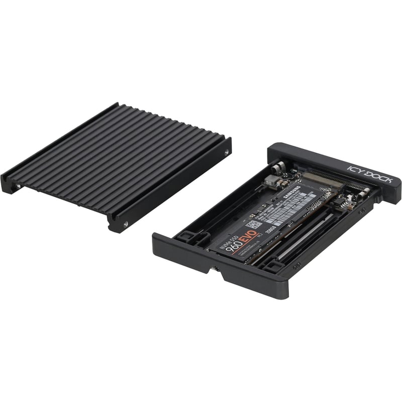 Icy Dock MB705M2P-B Drive Enclosure for 2.5" - U.2 (SFF-8639) Host Interface External - Black - Thumbnail 3