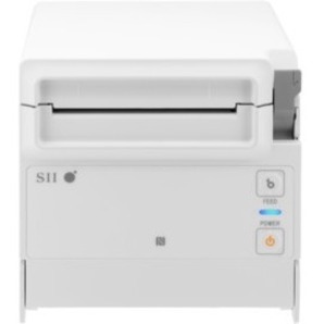 Seiko RP-F10 White Desktop Direct Thermal Printer with Cutter - USB - Bluetooth - Thumbnail 2