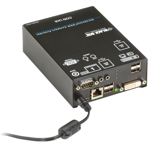 Black Box DKM FX Compact Receiver, CATx, DVI, USB, RS-232, Audio, And USB 2.0 At 36 Mbps - Thumbnail 4