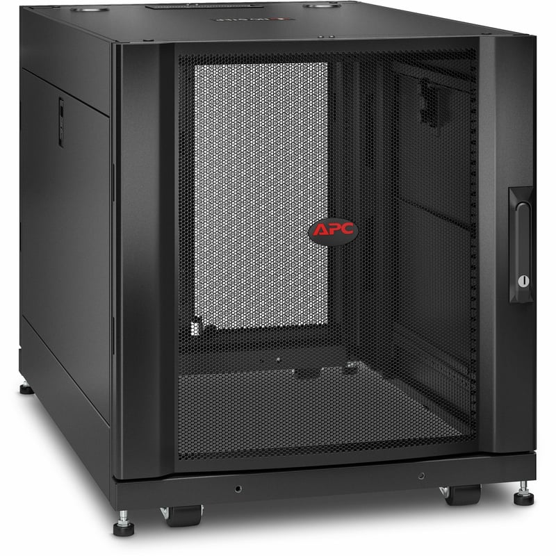 APC by Schneider Electric NetShelter SX 12U Server Rack Enclosure 600mm x 900mm w/ Sides Black - Thumbnail 1