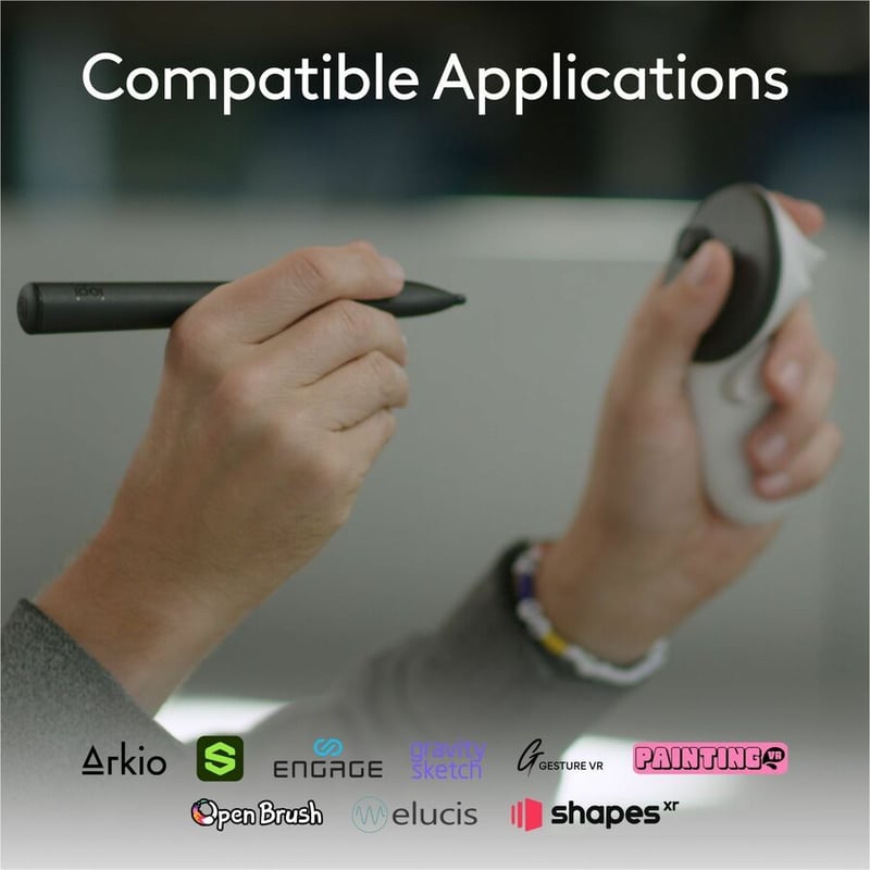 MX INK + INKWELL COMBO STYLUS W/ CHARG DOCK F/ META QUEST