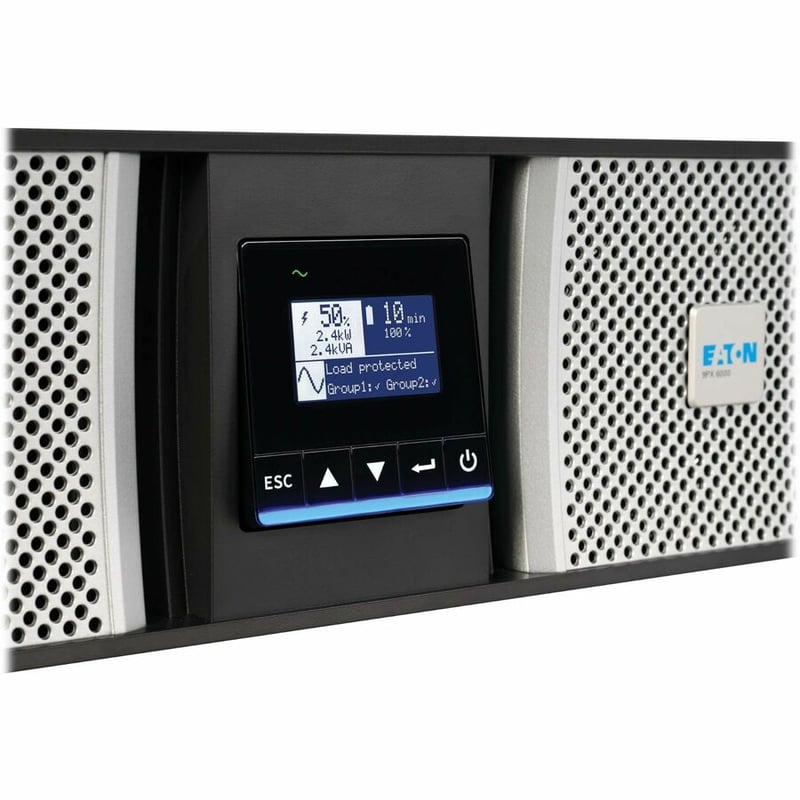 9PX 5KVA/KW 208/120V ONLINE UPS L6-30P INPUT 6X 5-20R 1X L6-30R 6U - Thumbnail 5