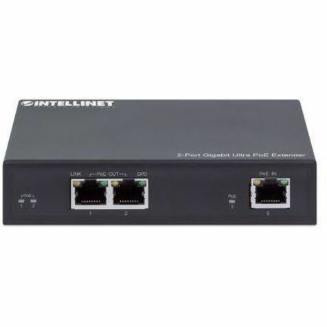 IINTELLINET NDOOR 2-PORT GIGABIT ULTRA POE EXTENDER. EXTENDS RANGE BEYOND THE 32 - Thumbnail 3