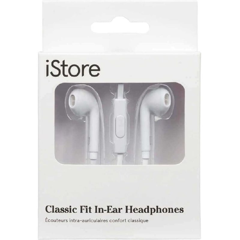 iStore Classic Fit Earbuds (White) - Thumbnail 2