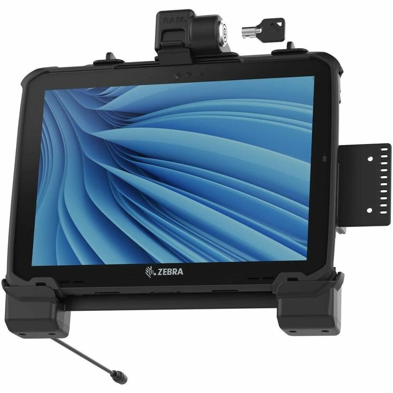 RAM Mounts Powered Locking Dock for Zebra ET8x 2-in-1 Tablet - Thumbnail 2