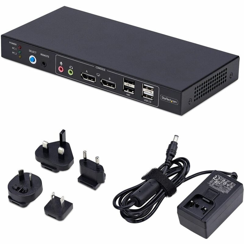 2-PORT DUAL-MONITOR DP KVM DUAL-VIEW VIDEO MATRIX 4K 60HZ - Thumbnail 3
