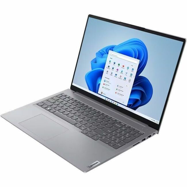 Lenovo ThinkBook 16 G6 IRL 21KH009TUS 16" Touchscreen Notebook - WUXGA - 1920 x 1200 - Intel Core i5 13th Gen i5-1335U Deca-core (10 Core) 1.30 GHz - 8 GB Total RAM - 256 GB SSD - Arctic Gray - Thumbnail 1