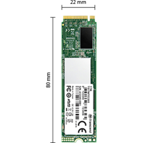Transcend 220S 512 GB Solid State Drive - M.2 2280 Internal - PCI Express (PCI Express 3.0 x4) - Thumbnail 2