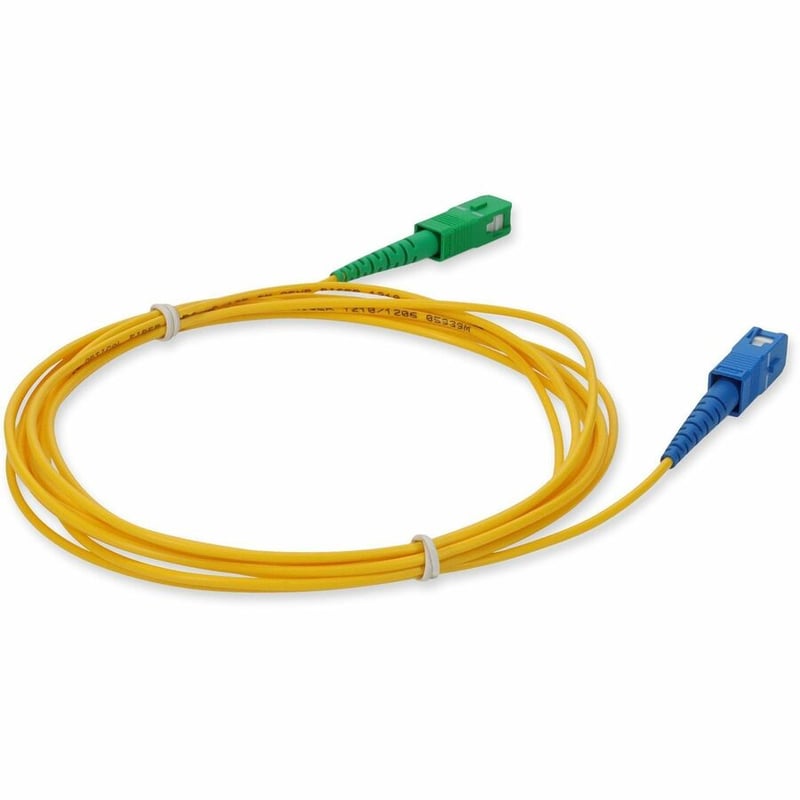 AddOn 7m ASC to SC Yellow OS2 Simplex OFNR (Riser-Rated) SMF Fiber Patch Cable - Thumbnail 5