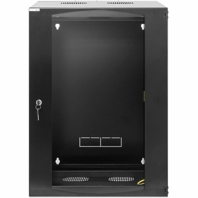 INTELLINET 15U DOUBLE-SECTIONED 19IN WALLMOUNT CABINET, FULLY ASSEMBLED, TEMPERE - Thumbnail 2