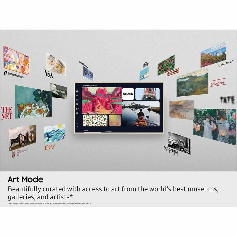 Samsung The Frame QN75LS03FWF 75" Smart LED-LCD TV - 4K UHDTV - High Dynamic Range (HDR) - Thumbnail 4