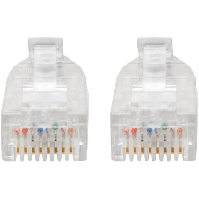 Eaton Tripp Lite Series Cat6 Gigabit Snagless Slim UTP Ethernet Cable (RJ45 M/M), PoE, Black, 1 ft. (0.31 m) - Thumbnail 3