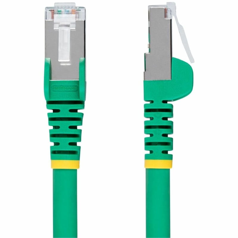 CAT6A ETHERNET CABLE - GREEN 10GBE S/FTP LSZH 100W POE - Thumbnail 2