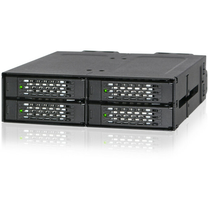 Icy Dock ToughArmor MB699VP-B Drive Enclosure for 5.25" - Mini-SAS HD Host Interface Internal - Black - Thumbnail 2