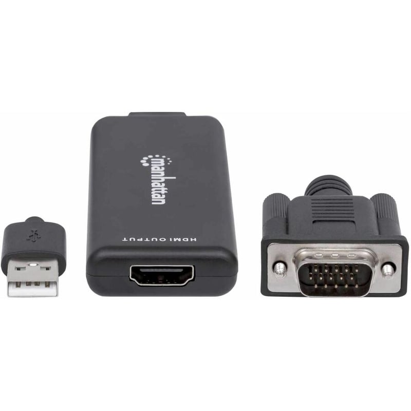 MANHATTAN VGA AND USB TO HDMI CONVERTER CONVERTS ANALOG VGA VIDEO AND USB AUDIO - Thumbnail 3