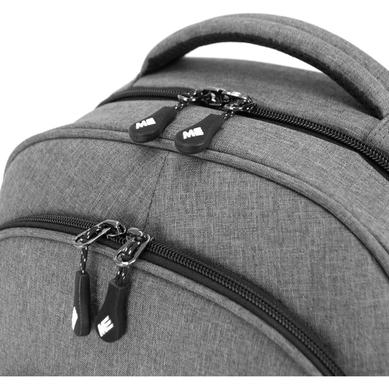 Mobile Edge Commuter Carrying Case Rugged (Backpack) for 15.6" to 16" Notebook, Travel Essential - Gray - Thumbnail 2