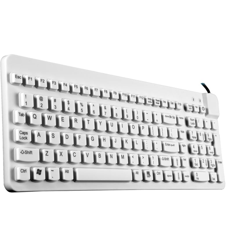 Man & Machine Low Profile Premium Waterproof Disinfectable Keyboard - Thumbnail 5