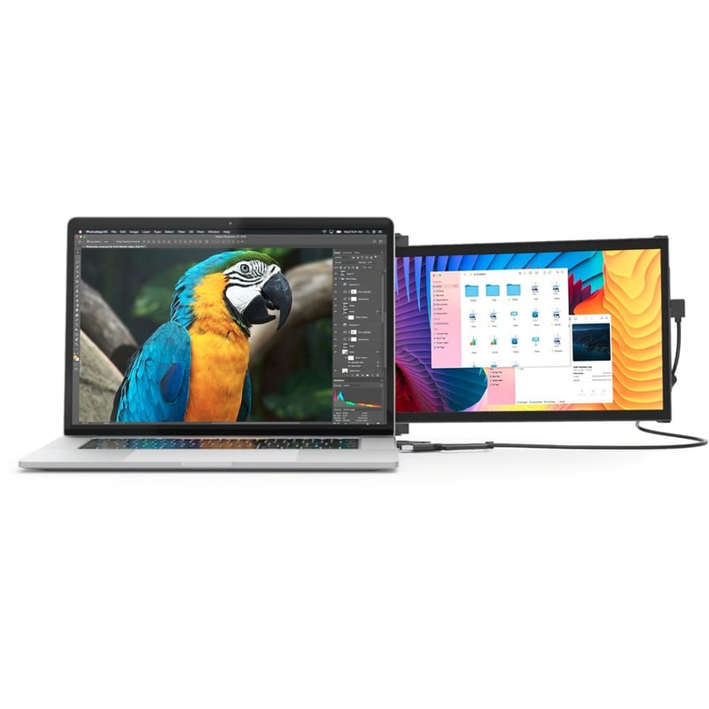 Mobile Pixels DUEX Plus 13" Class Full HD LCD Monitor - 16:9 - Deep Gray - Thumbnail 4