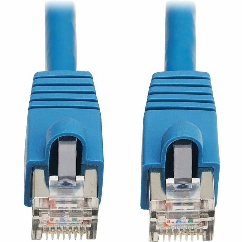 Eaton Tripp Lite Series Cat8 40G Snagless SSTP Ethernet Cable (RJ45 M/M), PoE, LSZH, Blue, 0.5 m (1.6 ft.) - Thumbnail 1