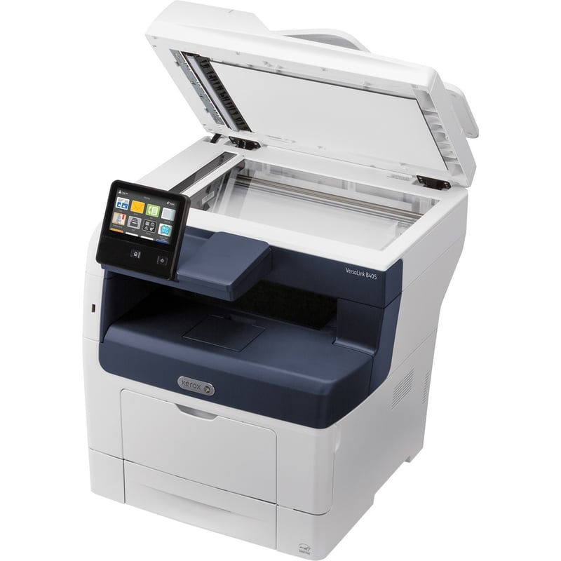Xerox VersaLink B405/DNM Laser Multifunction Printer-Monochrome-Copier/Fax/Scanner-47 ppm Mono Print-1200x1200 Print-Automatic Duplex Print-110000 Pages Monthly-700 sheets Input-Color Scanner-600 Optical Scan-Monochrome Fax-Gigabi - Thumbnail 1