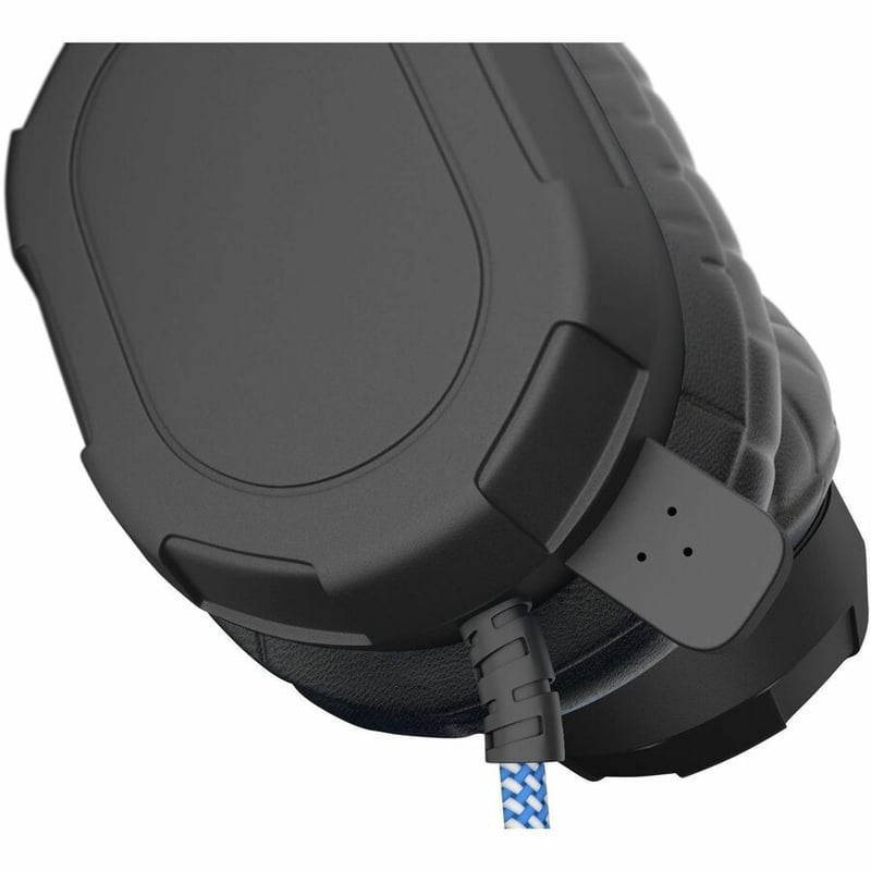 MAXCases Extreme Headset w/braided cable, inline volume control and built-in microphone w/USB-C connector (Black) - Thumbnail 5