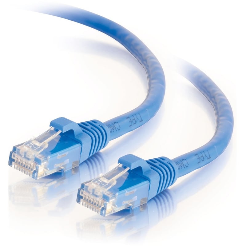C2G 7ft Cat6 Ethernet Cable - Snagless Unshielded (UTP) - Blue - Thumbnail 1