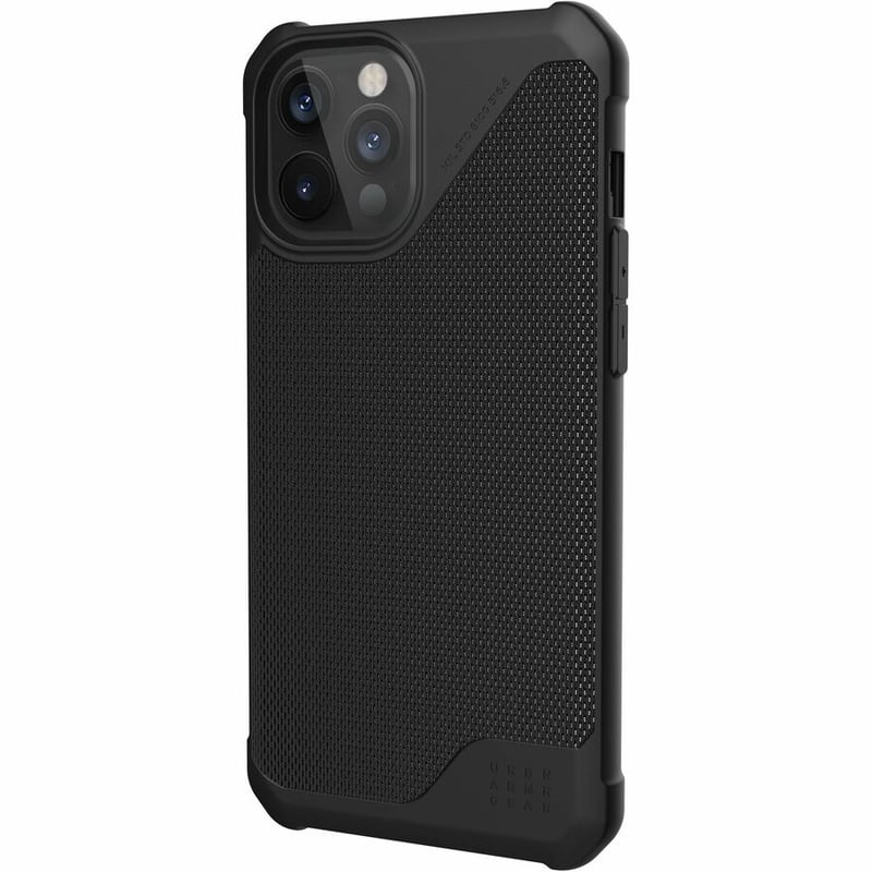 Urban Armor Gear Metropolis LT Series iPhone 12 Pro Max 5G Case - FIBR ARMR Black - Thumbnail 2
