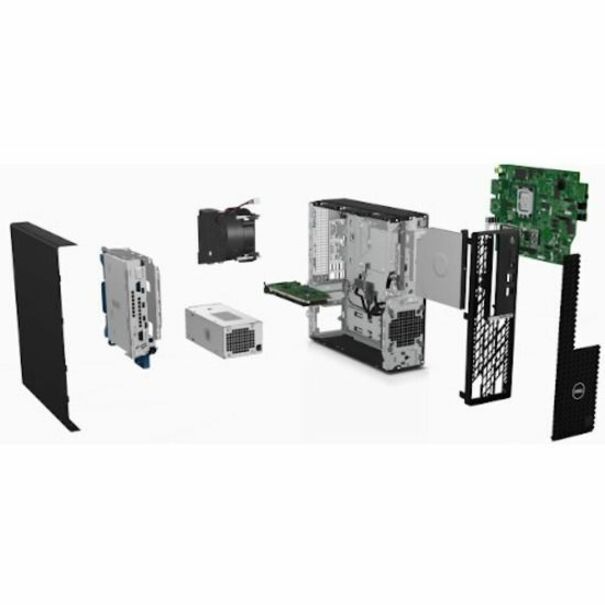 Dell OptiPlex 7000 7010 Desktop Computer - Intel Core i5 13th Gen i5-13500 Tetradeca-core (14 Core) 2.50 GHz - 8 GB RAM DDR4 SDRAM - 256 GB M.2 PCI Express NVMe SSD Touchscreen Display - Small Form Factor - Black