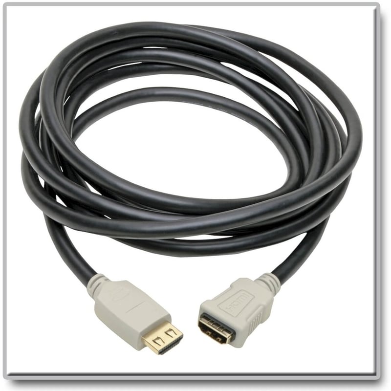 Eaton Tripp Lite Series High-Speed HDMI Extension Cable (M/F) - 4K 60 Hz, HDR, 4:4:4, Gripping Connector, 6 ft. - Thumbnail 2