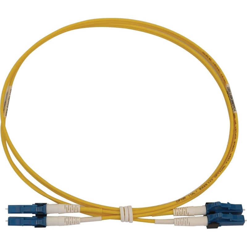 Eaton Tripp Lite Series 400G Duplex Singlemode 9/125 OS2 Switchable Fiber Optic Cable (LC/UPC M/M), LSZH, Yellow, 1 m (3.3 ft.) - Thumbnail 4