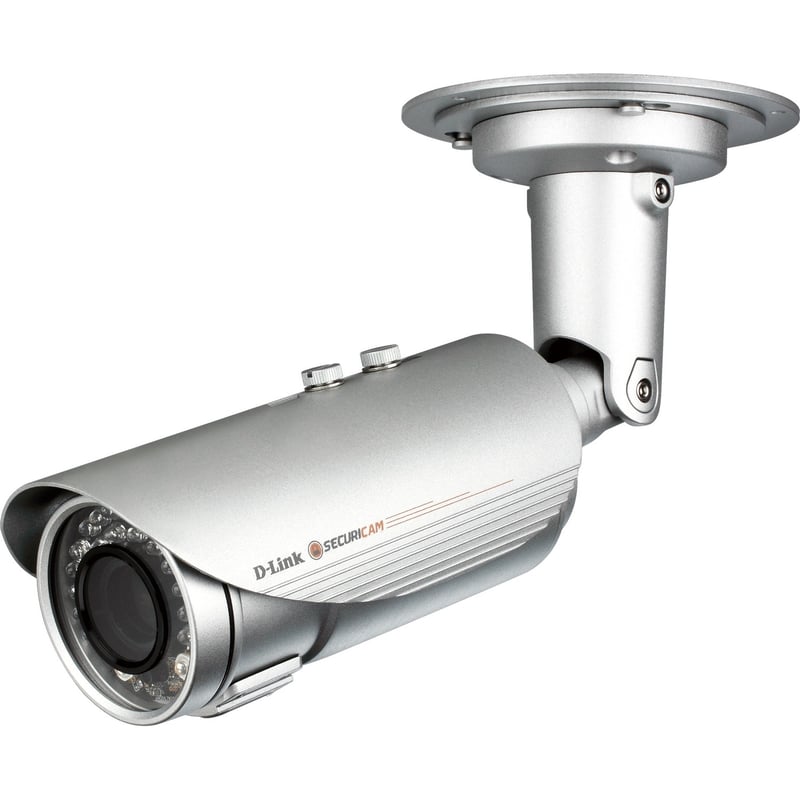 D-Link DCS-7517 5 Megapixel Outdoor HD Network Camera - Monochrome, Color - Bullet - Thumbnail 1