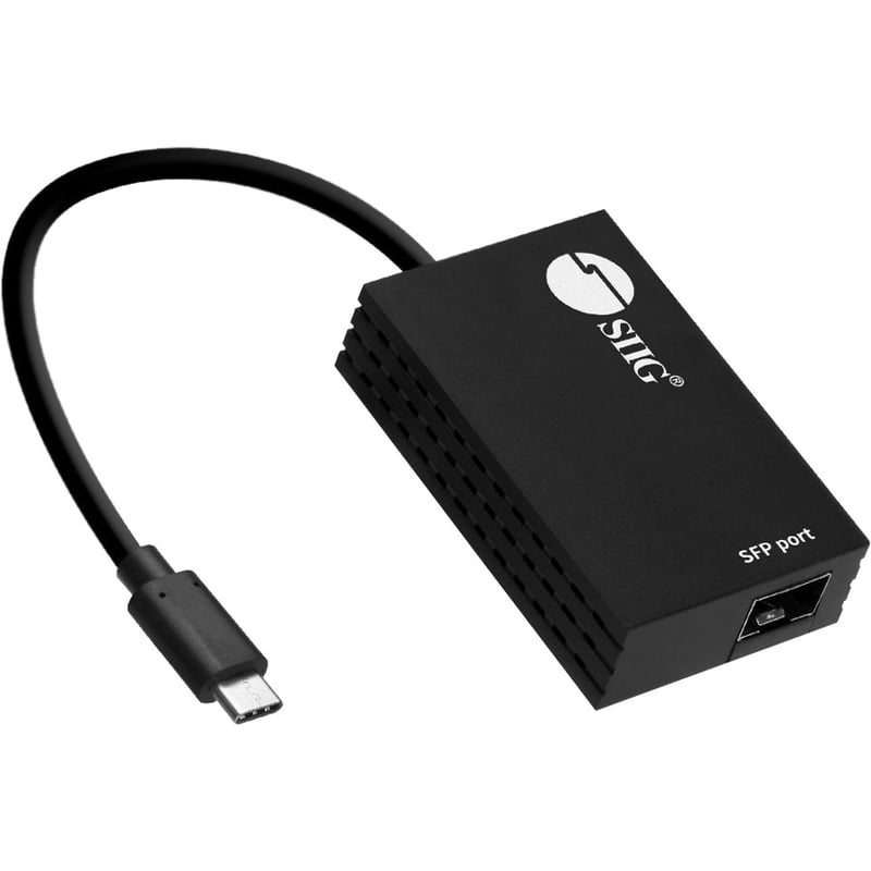 SIIG USB-C to SFP Gigabit Ethernet Adapter - Thumbnail 1