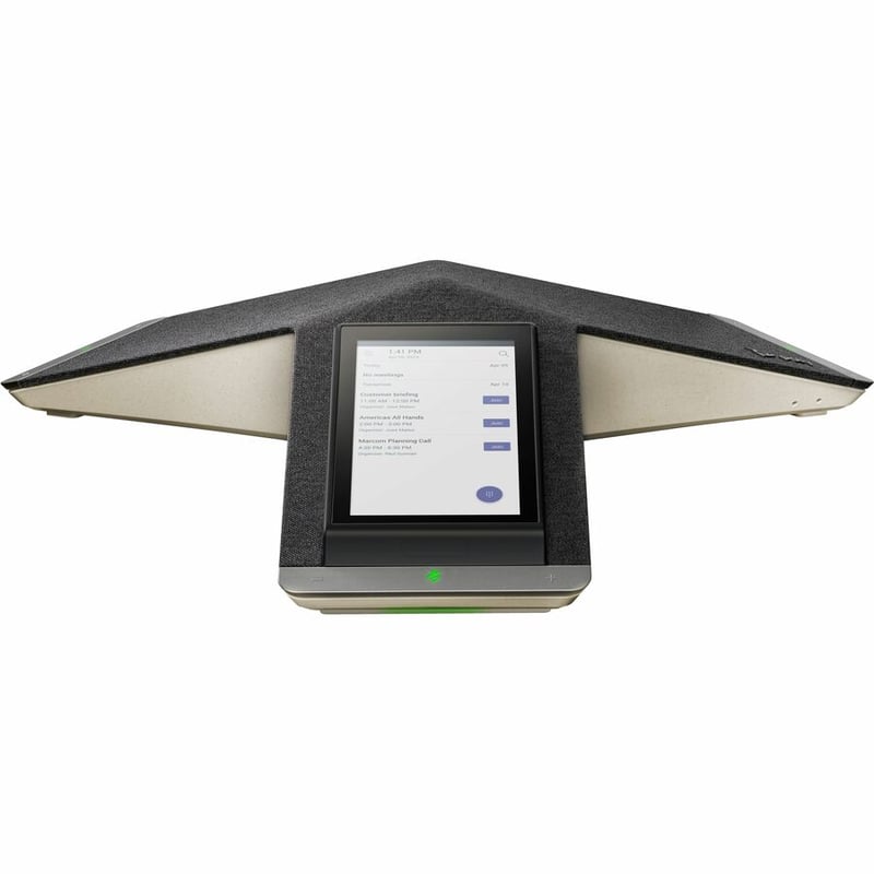 Poly Trio C60 IP Conference Station - Corded/Cordless - Wi-Fi, Bluetooth - Black - Thumbnail 3