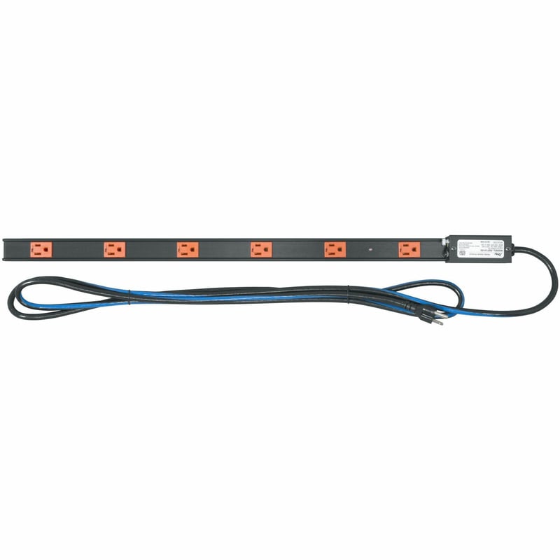 Middle Atlantic Power Strip with Basic Surge Protection - 6 Outlet, 15A