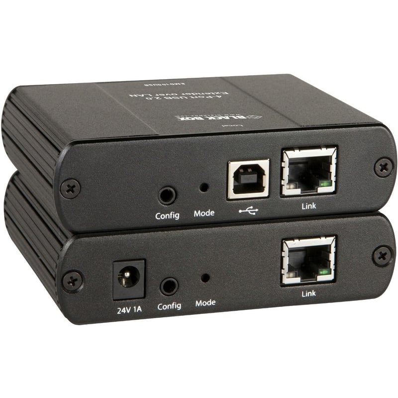Black Box KVM-over-IP Switchable Extender Kit - LAN, 4-Port, 100m - Thumbnail 4